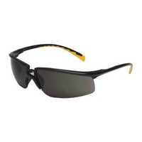3M 12262-00000 3M Privo Safety Glasses With Black And Orange Frame And Gray Polycarbonate Anti-Fog Lens